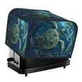 thumbnail image 1 of Goofa Artistic Turtle Earth Print Toaster Cover 4 Slice, Four Slice Bread Machine Cover Quilted Toaster Covers Bread Maker Cover Kitchen Appliance Cover, 1 of 7