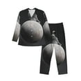 thumbnail image 1 of Goofa Astronaut Sitting On Mercury Planet for 2-piece Loungewear Set Men’s Sleepwear Set Soft PJs Cozy loungewear Comfy Sleep Set Winter Pajamas-Medium, 1 of 7