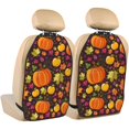 thumbnail image 1 of Goofa Autumn Harvest Pumpkin Joy Pattern Car Back Seat Protector for Kids (2 Pack) ,Anti-kick Storage Mat for Car Seats,Shields from Footprints, 1 of 6