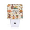 thumbnail image 1 of Goofa Autumn In The Forest Night Light, Plug-in, Dusk to Dawn Sensor, Warm White, Ambient Lighting, Ideal Kids Adults Nightlight-EU, 1 of 9