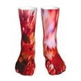 thumbnail image 1 of Goofa Autumn Maple Leaves for 16in Socks, Funny Novelty Crazy Design Cotton Socks Sports Socks Knee High Socks For Men, Women,1Pairs - Gift For Working Friends, 1 of 7
