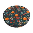 thumbnail image 1 of Goofa Autumn with Pumpkins Printed Stool Covers Round, Waterproof Round Bar Stool Covers Anti-Slip Round Bar Stool Seat Cover with Elastic Bands Durable -12 inch, 1 of 7