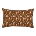 thumbnail image 1 of Goofa Autumn Thanksgiving Pattern Pillow Case – Plush & Soft Cushion Cover, Hypoallergenic Throw Pillow Case for Comfortable Sleep with Envelope Closure-16"x24", 1 of 6