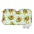 thumbnail image 1 of Goofa Avocado Doing Sport Printed Car Windshield Sunshade,Foldable Reflective Sun Visor,UV Protection Heat Blocker Sunshade,Car Cooling Accessory-, 1 of 7