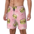 thumbnail image 1 of Goofa Avocado Lovers Printed Men's Swim Trunks Board Shorts Quick Dry Mens Swimming Trunks with Compression Liner,Breathable Fit Hawaii Beach Shorts-X-Large, 1 of 9