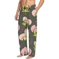 thumbnail image 1 of Goofa Avocado Lovers Printed Soft Pajama Pants for Men, Wide Leg Comfy Casual Lounge Yoga Pants-Small, 1 of 9