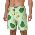 thumbnail image 1 of Goofa Avocado Printed Men's Swim Trunks Board Shorts Quick Dry Mens Swimming Trunks with Compression Liner,Breathable Fit Hawaii Beach Shorts-, 1 of 9