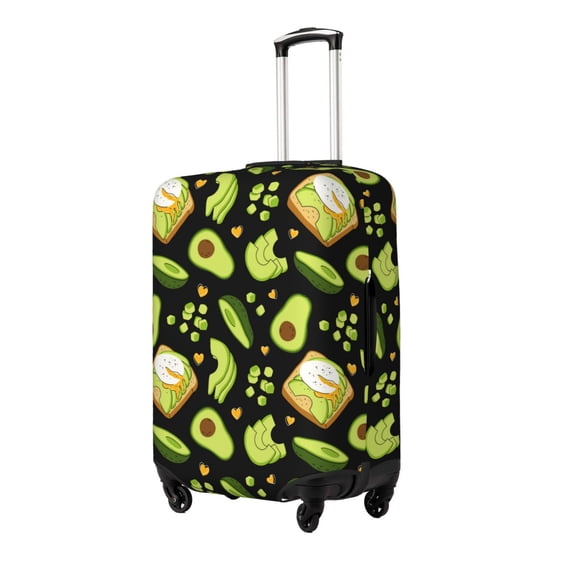 Goofa Avocado Toast Pattern Luggage Covers For Suitcase,Suitcase Cover Protector Fit 18-32 Inch Luggage-X-Large