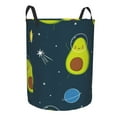 thumbnail image 1 of Goofa Avocado in Space Printed Circular Hamper,Laundry Basket with Handles,Storage Baskets Foldable,Large Capacity Laundry Hamper-Small, 1 of 8
