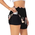 thumbnail image 1 of Goofa Baker Gnome Printed Women 2 in 1 Running Shorts,Quick Dry Athletic Workout Shorts,High Waisted Athletic Shorts with Liner Pockets-XX-Large, 1 of 9