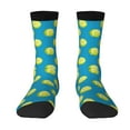 thumbnail image 1 of Goofa Ball Tennis Printed Men's Crew Socks, Soft Durable Breathable Moisture-Wicking with Odor Control Cotton socks, 1 of 9