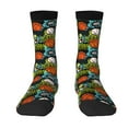 Goofa Balls Printed Men's Crew Socks, Soft Durable Breathable Moisture