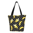 thumbnail image 1 of Goofa Banana Pattern Tote Bags,Large Capacity Bag,Beach Tote with Zipper Closure, Large Capacity and Foam Padding, 1 of 6