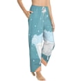 thumbnail image 1 of Goofa Bathtub with Soap Bubbles Printed Soft Pajama Pants for Women, Wide Leg Comfy Casual Lounge Yoga Pants-Large, 1 of 9
