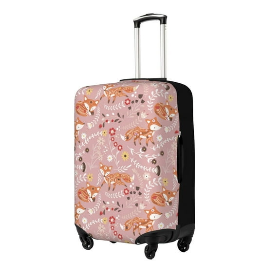 Goofa Beautiful Fox Pattern Luggage Covers For Suitcase,Suitcase Cover Protector Fit 18-32 Inch Luggage-Medium