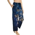 thumbnail image 1 of Goofa Beautiful New Year 2024 Printed Soft Pajama Pants for Women, Wide Leg Comfy Casual Lounge Yoga Pants-Large, 1 of 9