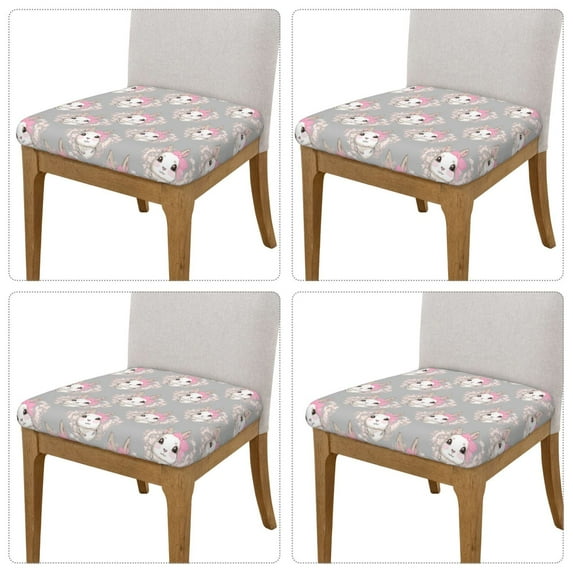 Goofa Beautiful Rabbit1 Printed Couch Cushion Covers,Soft and Durable Throw Pillow Case , Floral Sofa Magic Sofa Stretch Cushion Couch Covers Washable