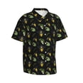 thumbnail image 1 of Goofa Bee Floral Hawaiian Shirt for Men, Unisex Summer Beach Casual Short Sleeve Button Down Shirts,Aloha Tropical Floral print shirt-XX-Large, 1 of 9