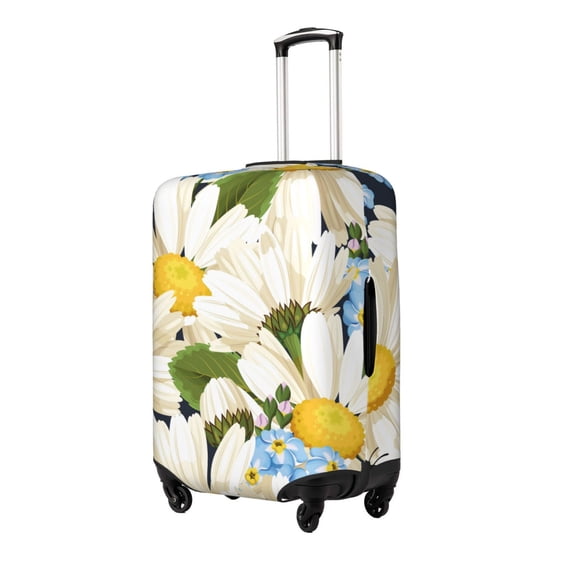 Goofa Bees Collecting Nectar Pattern Luggage Covers For Suitcase,Suitcase Cover Protector Fit 18-32 Inch Luggage-X-Large