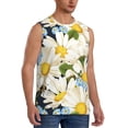 thumbnail image 1 of Goofa Bees Collecting Nectar Printed Men's Sleeveless T-Shirt - Athletic Gym Workout Tank Top for Men - Moisture-Wicking, UPF 30+ Quick-Dry Muscle Tee-Medium, 1 of 8