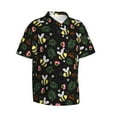 thumbnail image 1 of Goofa Bees Hawaiian Shirt for Men, Unisex Summer Beach Casual Short Sleeve Button Down Shirts,Aloha Tropical Floral print shirt-3X-Large, 1 of 9