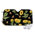 thumbnail image 1 of Goofa Bees and Sunflowers Printed Car Windshield Sunshade,Foldable Reflective Sun Visor,UV Protection Heat Blocker Sunshade,Car Cooling Accessory-, 1 of 7