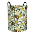 thumbnail image 1 of Goofa Bees and Flower Printed Circular Hamper,Laundry Basket with Handles,Storage Baskets Foldable,Large Capacity Laundry Hamper-, 1 of 8
