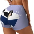 thumbnail image 1 of Goofa Bernese Mountain Dog Sitting Bath Tub Printed Workout Shorts Women Seamless Scrunch Butt Lifting High Waisted Gym Booty Shorts Elastic Workout Shorts-XX-Large, 1 of 8