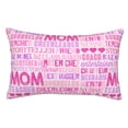 thumbnail image 1 of Goofa Best Mom ever Print Plush Throw Pillow Case, Soft Velvet with Hidden Zipper, Decorative Cushion Cover for Sofa, Bed, Car, and Home Décor-16"x24", 1 of 6