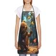 thumbnail image 1 of Goofa Bib Apron, Unisex Aprons Adjustable Waterdrop Resistant Cooking Kitchen Apron for Chef, Cute Butterfly Bear Pattern Apron Bulk, 1 of 5