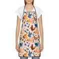 thumbnail image 1 of Goofa Bib Apron, Unisex Aprons Adjustable Waterdrop Resistant Cooking Kitchen Apron for Chef, Cute Chickens Pattern Apron Bulk, 1 of 5