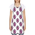 thumbnail image 1 of Goofa Bib Apron, Unisex Aprons Adjustable Waterdrop Resistant Cooking Kitchen Apron for Chef, Cute Number 8 Pattern Apron Bulk, 1 of 5
