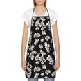 thumbnail image 1 of Goofa Bib Apron, Unisex Aprons Adjustable Waterdrop Resistant Cooking Kitchen Apron for Chef, Daisies Flowers Pattern Apron Bulk, 1 of 5