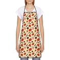 thumbnail image 1 of Goofa Bib Apron, Unisex Aprons Adjustable Waterdrop Resistant Cooking Kitchen Apron for Chef, Halloween Donut Pattern Apron Bulk, 1 of 5