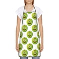 thumbnail image 1 of Goofa Bib Apron, Unisex Aprons Adjustable Waterdrop Resistant Cooking Kitchen Apron for Chef, Happy Fruit Pattern Apron Bulk, 1 of 5