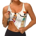 thumbnail image 1 of Goofa Black African Woman Printed Sports Bras for Women, High Impact Running Bra Workout Crop Tank Tops Longline Sports Bra Push up-XX-Large, 1 of 9