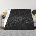thumbnail image 1 of Goofa Black And White Dotted Pattern Fleece Throw Blanket for Couch, Soft Checkered Flannel Blanket for Sofa, Warm Cozy Decorative Blanket Fall Decor Gift-60"x50", 1 of 6