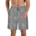 thumbnail image 1 of Goofa Black Leopard Printed Mens Swim Trunks Summer Quick Dry Short Beach Swimwear Bathing Suits-, 1 of 9