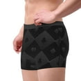 thumbnail image 1 of Goofa Black Poker Printed Men's Boxer Briefs Underwear, Moisture-Wicking Underwear, Trunk,Soft and Breathable Cotton Underwear-XX-Large, 1 of 9