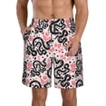 thumbnail image 1 of Goofa Black Snake Printed Mens Swim Trunks Summer Quick Dry Short Beach Swimwear Bathing Suits-3X-Large, 1 of 9