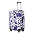 thumbnail image 1 of Goofa Blue And White Porcelain Pattern Pattern Luggage Covers For Suitcase,Suitcase Cover Protector Fit 18-32 Inch Luggage-Large, 1 of 9