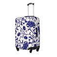 thumbnail image 1 of Goofa Blue And White Porcelain Pattern Pattern Luggage Covers For Suitcase,Suitcase Cover Protector Fit 18-32 Inch Luggage-Small, 1 of 9