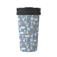 thumbnail image 1 of Goofa Blue Bathroom for Insulated Travel Coffee Mug Spill Proof Leak Proof 16 OZCoffee Tumbler Reusable Coffee Cups with Lids Thermos for Hot and Cold Drink, 1 of 8