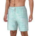 thumbnail image 1 of Goofa Blue Bright Printed Men's Swim Trunks Board Shorts Quick Dry Mens Swimming Trunks with Compression Liner,Breathable Fit Hawaii Beach Shorts-Small, 1 of 9