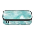 thumbnail image 1 of Goofa Blue Marble Pattern Pencil Case, Multi- Slot Pencil Pouch, Portable Pencil Bag, Pen Case for& Office, 1 of 9