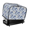 thumbnail image 1 of Goofa Blue Paisley Print Toaster Cover 2 Slice, Two Slice Bread Machine Cover Quilted Toaster Covers Bread Maker Cover Kitchen Appliance Cover, 1 of 7