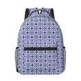 thumbnail image 1 of Goofa Blue And White Porcelain Chinaware Pattern Comfortable Student Backpack - Ergonomic Design, Durable, Water-Resistant, Multi-Compartment,Travel, and Outdoor Activities, 1 of 5