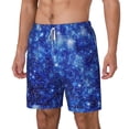 thumbnail image 1 of Goofa Blurred Star Snow Christmas Printed Men's Swim Trunks Board Shorts Quick Dry Mens Swimming Trunks with Compression Liner,Breathable Fit Hawaii Beach Shorts-XX-Large, 1 of 9