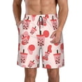 thumbnail image 1 of Goofa Boba Milk Tea Printed Mens Swim Trunks Summer Quick Dry Short Beach Swimwear Bathing Suits-X-Large, 1 of 9