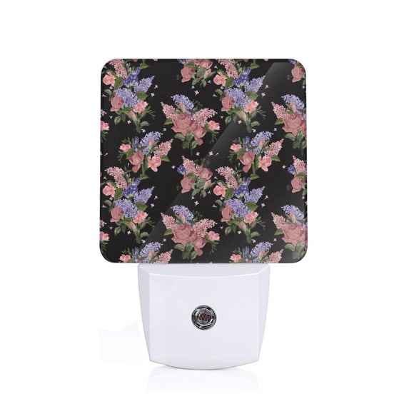 Goofa Bouquet Night Light, Plug-in, Dusk to Dawn Sensor, Warm White, Ambient Lighting, Ideal Kids Adults Nightlight-UK